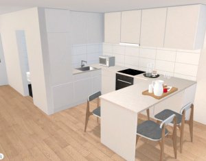 Apartament 3 camere, la 3 minute de Gheorgheni, zona Borhanci, terasa 23 mp