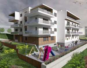 Apartamente 2 camere, 58,34 mp plus terasa, bloc tip vila, Borhanci