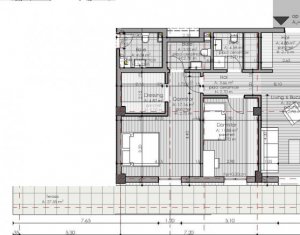 Penthouse 3 camere, la 7 minute de Gheorgheni, terasa 27,55 mp, zona Borhanci