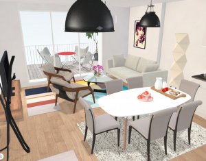 Penthouse, la 7 minute de Gheorgheni, terasa 47 mp, zona Borhanci