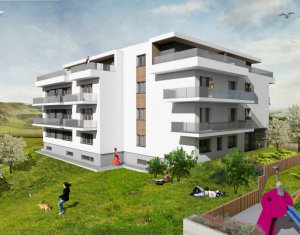 Apartament 3 camere, Borhanci, terase 53 mp, acces facil spre Gheorgheni