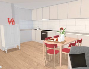 Apartament 2 camere, 13 mp terasa,  la 3 minute de Gheorgheni, zona Borhanci