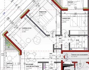 Appartement 3 chambres à vendre dans Floresti