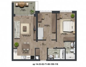 Apartamente de 3 camere situate in imobil nou exclusivist, zona The Office