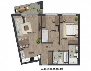 Apartment 3 rooms for sale in Cluj-napoca, zone Marasti