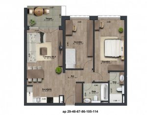 Appartement 3 chambres à vendre dans Cluj-napoca, zone Marasti