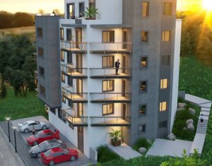 Apartament 2 camere, 54 mp, balcon, semifinisat, bloc nou, Donath Park