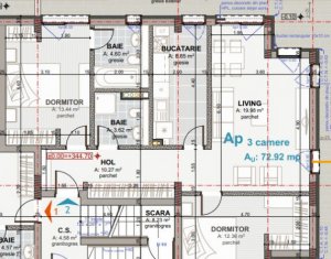 Vanzare apartament 3 camere, decomanadat!