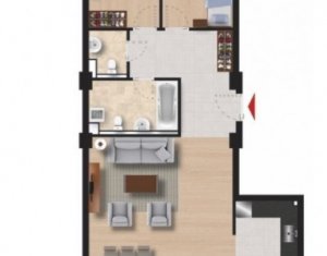 Apartament 3 camere, imobil nou, ultrafinisat, mobilat, Iulius Mall
