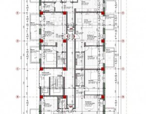 Vanzare apartament 4 camere, Intre Lacuri, semifinisat