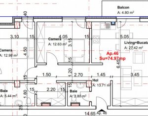 Appartement 3 chambres à vendre dans Cluj-napoca, zone Centru