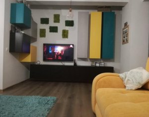 Apartament 3 camere 56 mp, gradina 40 mp, bloc nou, mobilat lux, Marasti