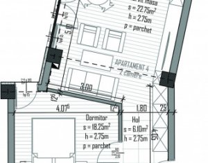 Apartament 2 camere constructie noua Centru