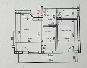 Vanzare apartament 2 camere, decomandat, situat in Floresti, zona Terra