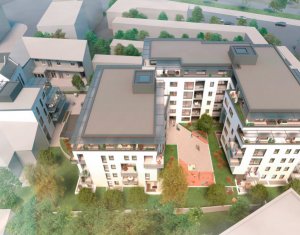 Apartament 2 camere  cu terasa mare in Centru 