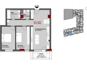 Vanzare apartamente in constructie noua, 3 camere, zona centru Cluj Napoca