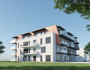 Apartament cu 2 camere, 56 mp bloc nou, terasa, parcare subterana