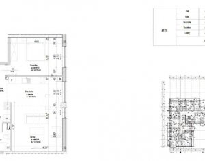 Apartament 2 camere, etaj intermediar, parcare subterana, Andrei Muresanu