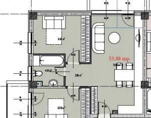 Appartement 3 chambres à vendre dans Cluj-napoca, zone Baciu