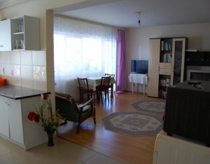 Apartament 2 camere - 53 mp, terasa 18 mp, finisat, mobilat, parter inalt, Baciu