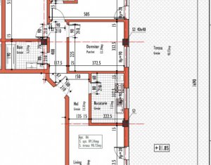 Vanzare apartament cu 4 camere + terasa, Dambul Rotund, CF