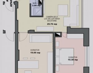 Apartment 3 rooms for sale in Cluj-napoca, zone Iris