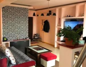 Apartament 3 camere, 91mp, 2 balcoane, 3 bai, dispus pe 2 niveluri, Gheorgheni