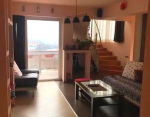 Apartament 3 camere, 91mp, 2 balcoane, 3 bai, dispus pe 2 niveluri, Gheorgheni