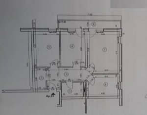 Vanzare apartament 3 camere, situat in Floresti, zona Cetatii