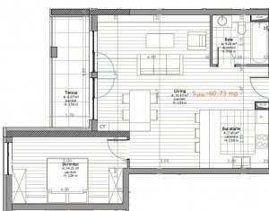 Apartamente de 2 camere, imobil nou tip turn, pret de la 1300 Euro/mp, Zorilor