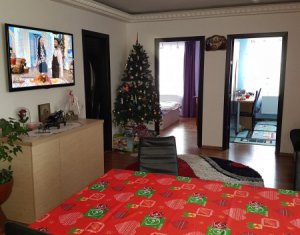 Apartament cu 3 camere de vanzare, mobilat si utilat, Floresti