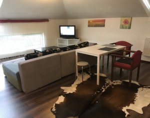 Apartament cu 2 camere mobilat, la mansarda, zona Buna Ziua