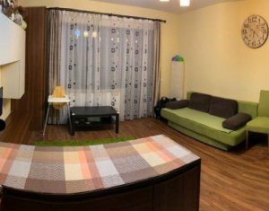 Apartament cu 3 camere, 2 balcoane, parcare, complet mobilat si utilat, Manastur