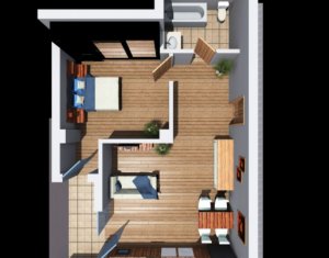 Vanzare apartament 2 camere, in Dambul Rotund, proiect nou, zona Tetarom