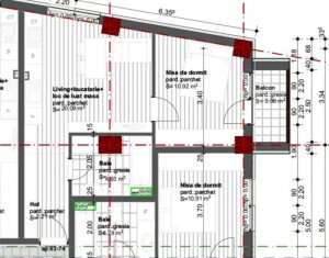 Vanzare apartament 2 camere, in Dambul Rotund, proiect nou, zona Tetarom