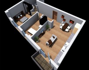 Eladás lakás 3 szobák on Cluj-napoca, Zóna Dambul Rotund