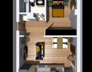 Vanzare apartament 2 camere, Dambul Rotund, proiect nou, zona Tetarom