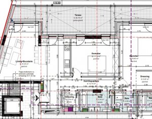 Penthouse 3 camere nou, terasa 30 mp, zona de case a cartierului Gheorgheni !