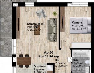 Appartement 2 chambres à vendre dans Cluj-napoca, zone Someseni