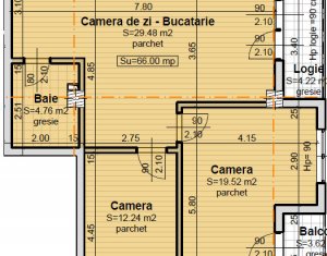 Apartment 3 rooms for sale in Cluj-napoca, zone Baciu