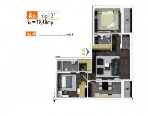 OFERTA de TOP! Apartament de 3 camere, 80 mp, imobil nou in zona Marasti