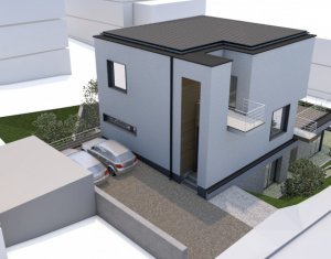 Apartament spatios 120 mp, in casa tip vila la 2 km de Auchan Iris, curte 200 mp