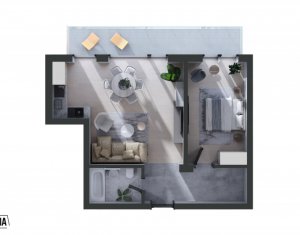 Apartament de LUX pentru a-ți oferi un stil de viață la înălțime! zona centrala