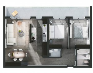 Apartament de lux pt. a-ți oferi un stil de viață la înălțime Centru