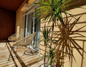 Apartament de LUX 2 camere decomandat, 58 mp, terasă 8 mp, Centru, NTT