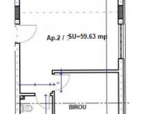 Apartament 3 camere cu terasa 20 mp, zona centrala