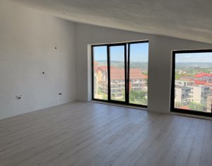 Vanzare apartament 3 camere, Manastur, 75 mp, finisat, bloc nou, mansarda inalta