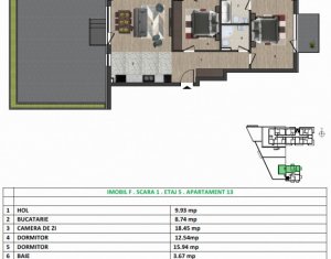 Appartement 3 chambres à vendre dans Cluj-napoca, zone Zorilor