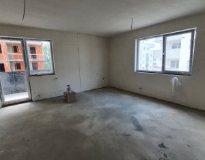 vanzare apartament cu 2 camere, semifinisat, Floresti, zona BMW