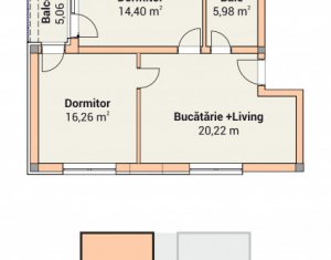 Apartment 3 rooms for sale in Cluj-napoca, zone Apahida